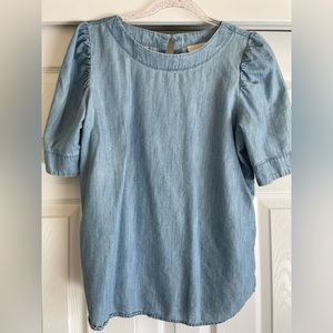 LOFT chambray top